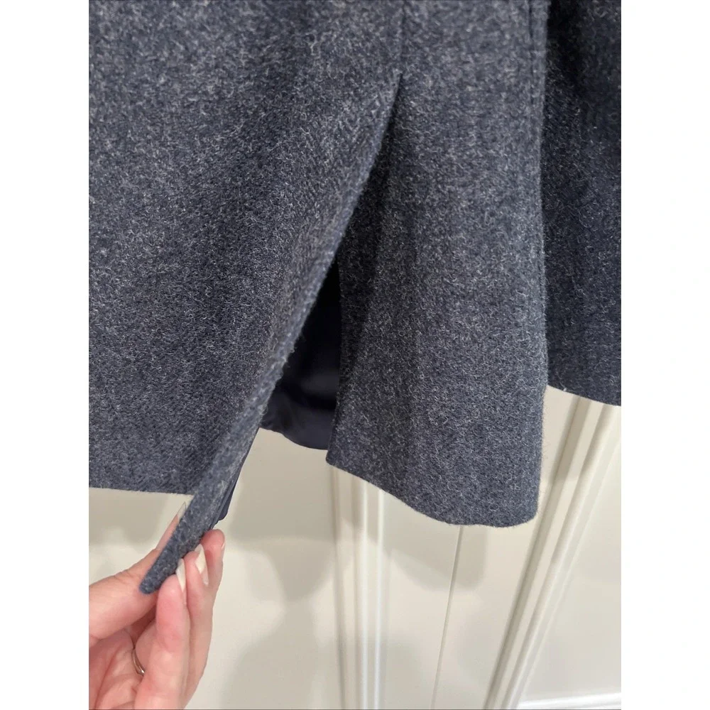 J Crew Ludlow Wool Blend Blazer Size 34S Slim Navy Moon British Cloth